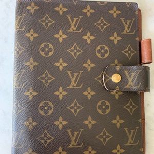 Louis Vuitton GM A5 Agenda Planner Monogram